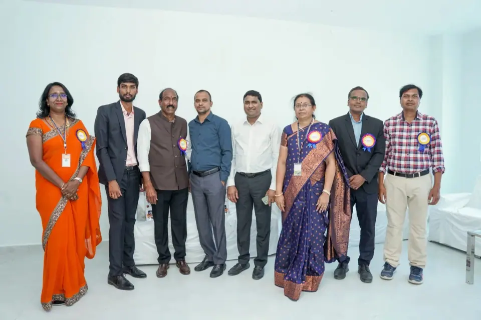 Faculty and guests at an event