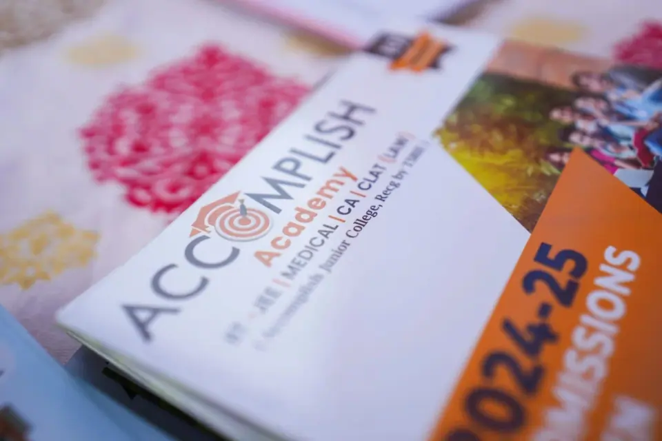 The Accomplish admissions brochure