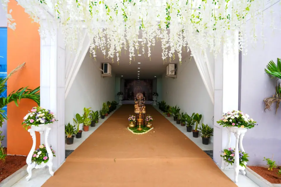 The main entrance corridor