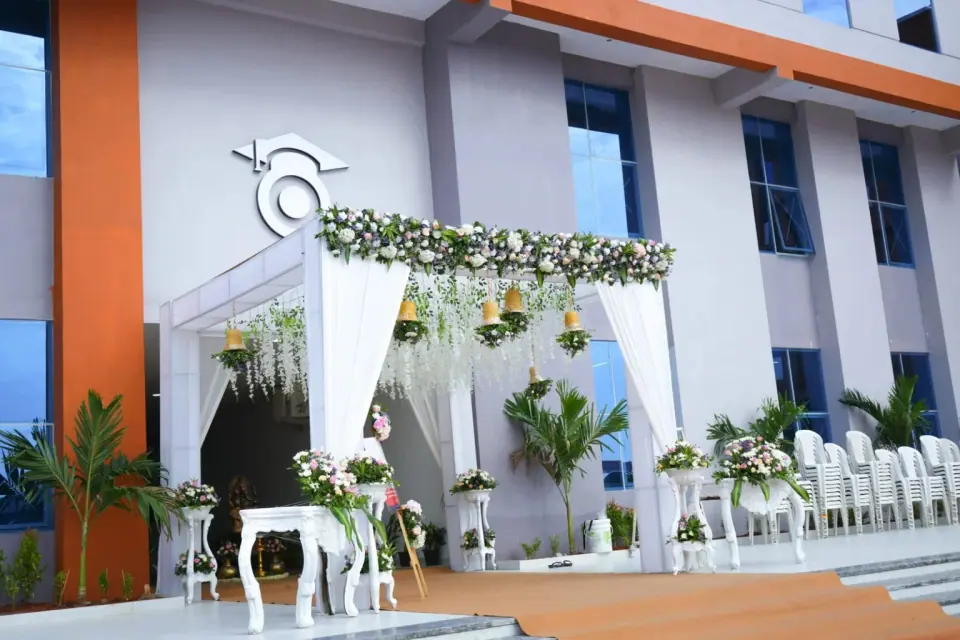 Entrance to the academic block