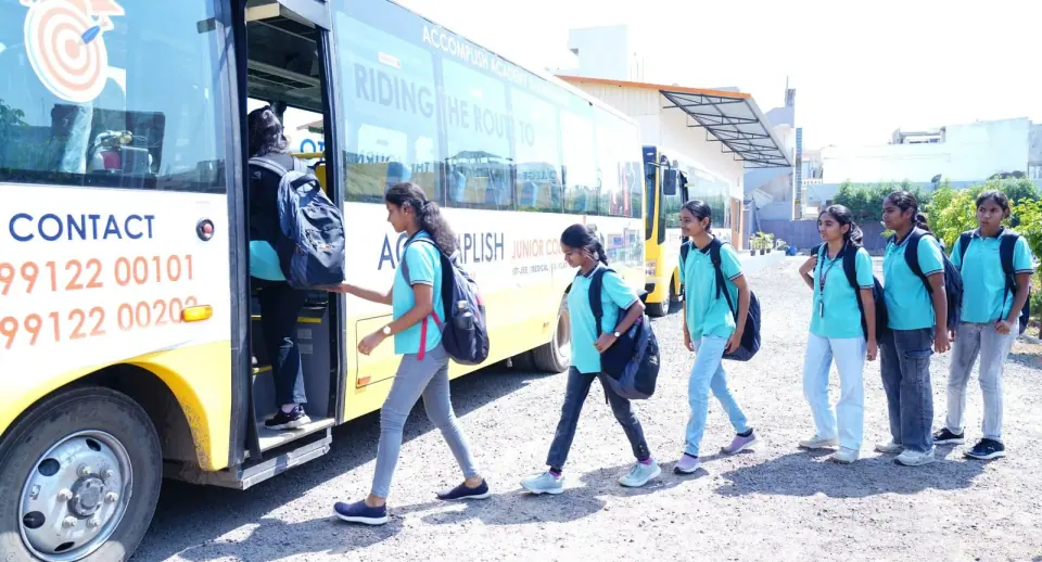 Boarding the school bus
