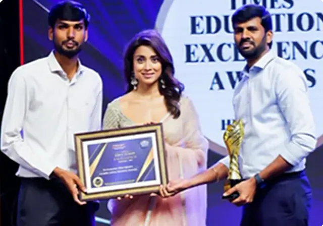 Accomplish Academy receiving the Times Education Excellence Award